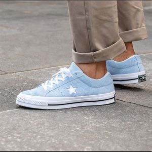 converse one star light blue